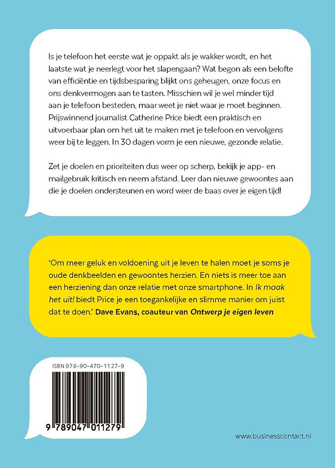 Ik maak het uit!