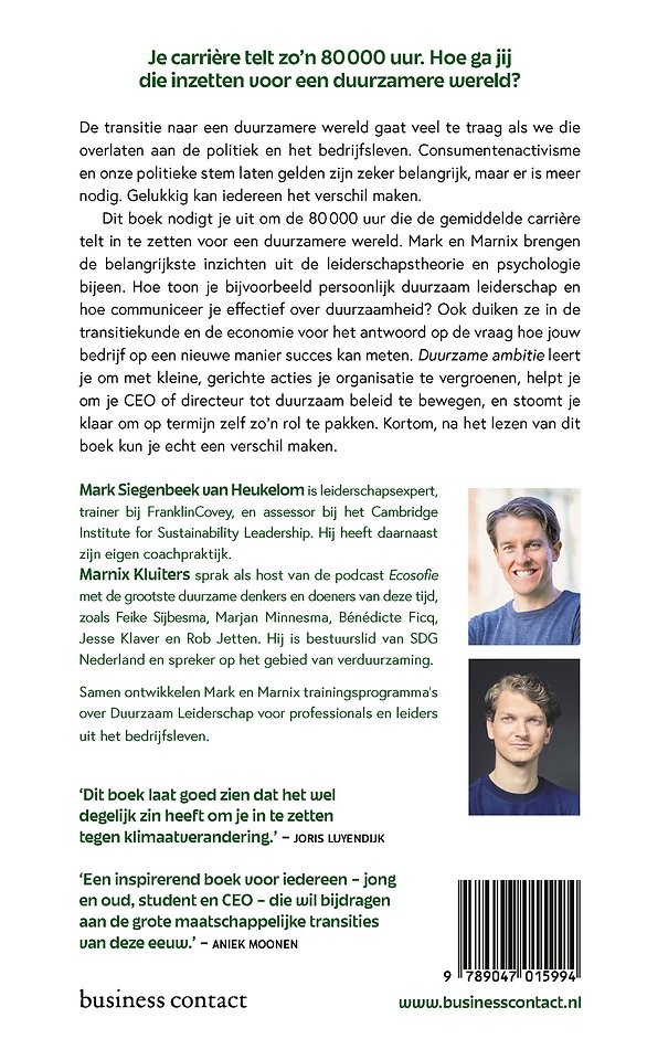 Duurzame ambitie