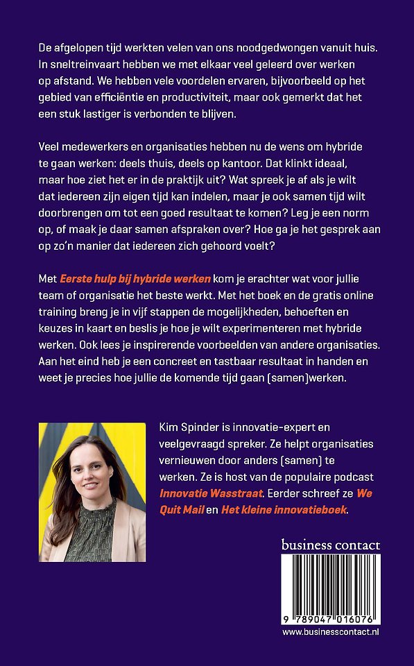 Eerste hulp bij hybride werken