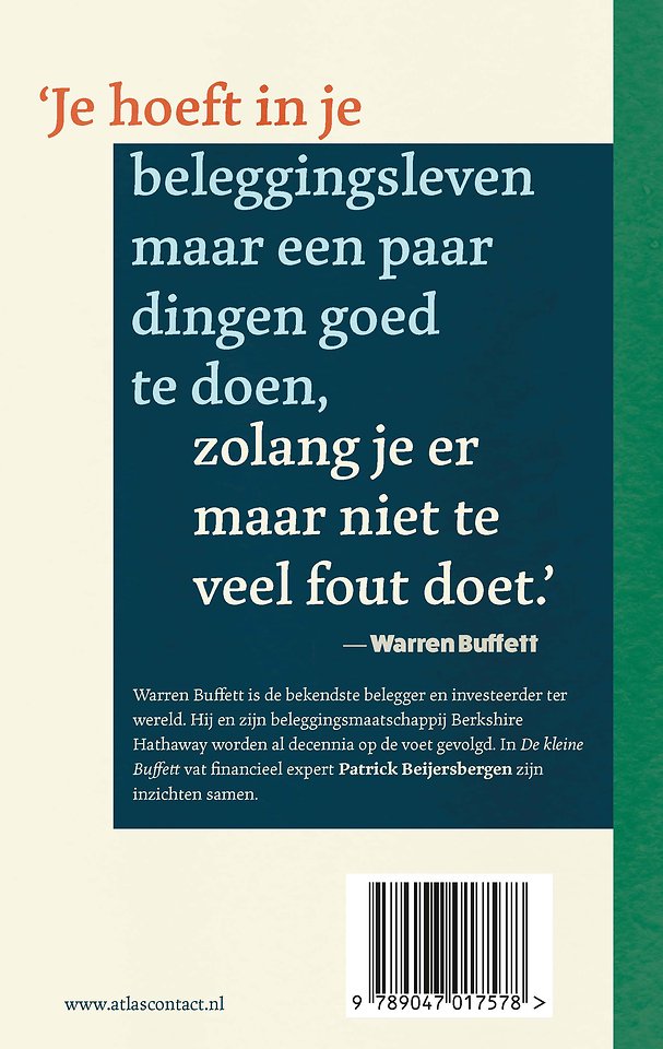 De kleine Buffett