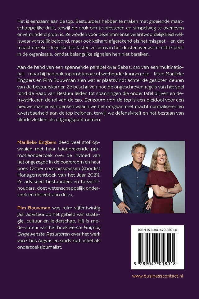 Eenzaam aan de top