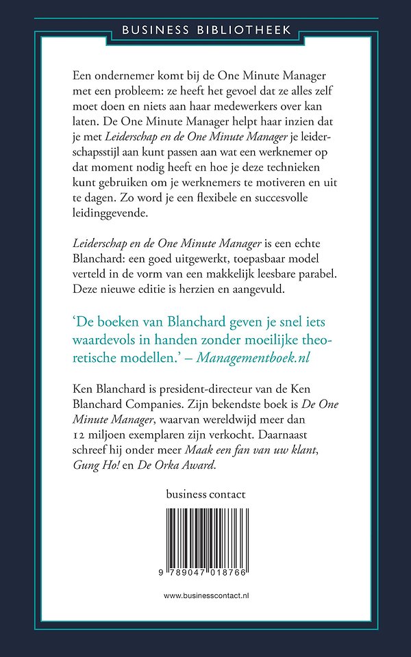 Leiderschap en de One Minute Manager