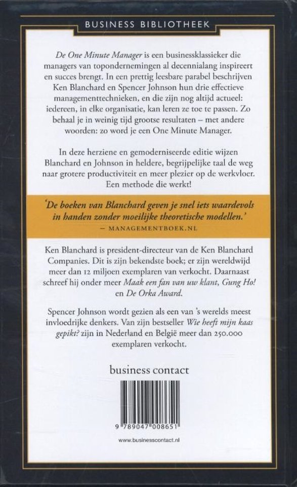 De Nieuwe One Minute Manager