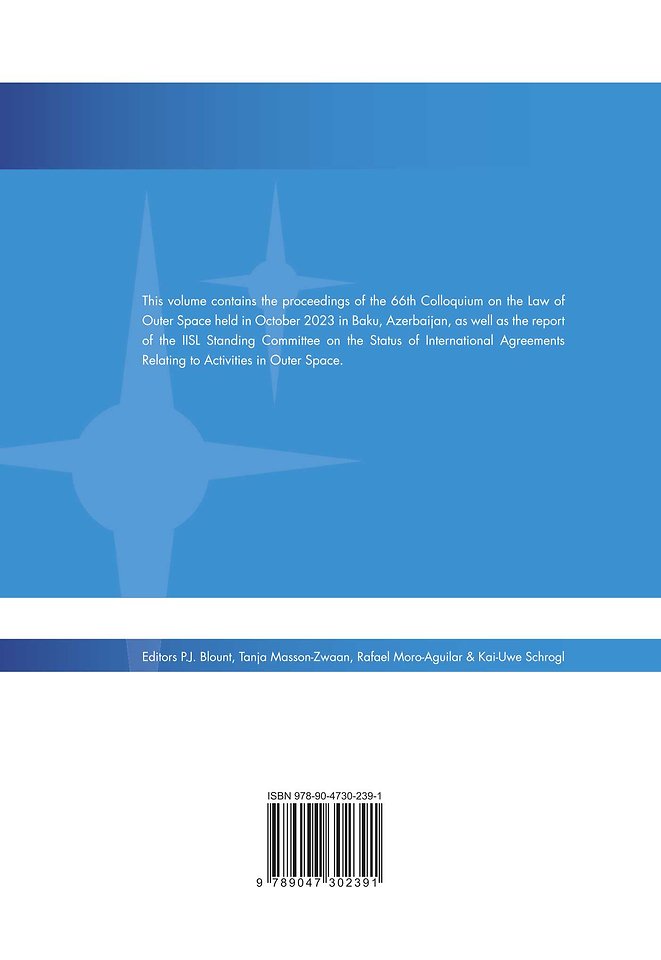 Proceedings of the International Institute of Space Law 2023