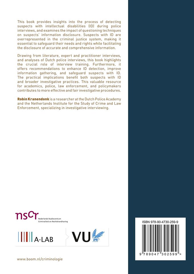 Recognizing and interviewing suspects with intellectual disability