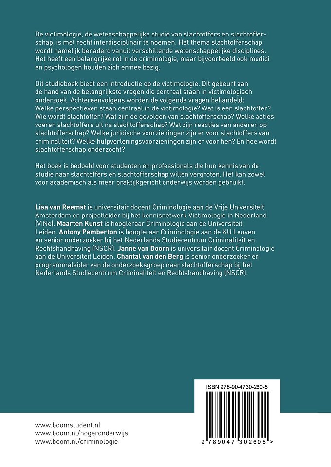 Basisboek victimologie