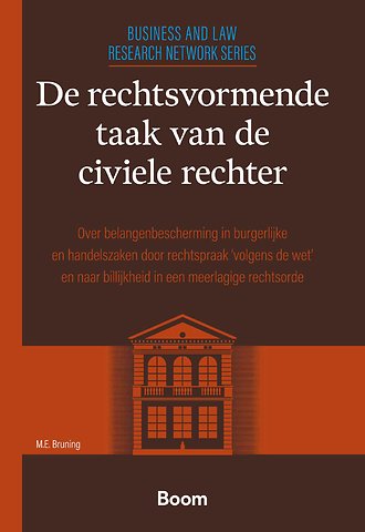 De rechtsvormende taak van de civiele rechter