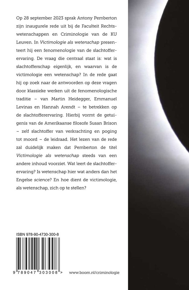 Victimologie als wetenschap