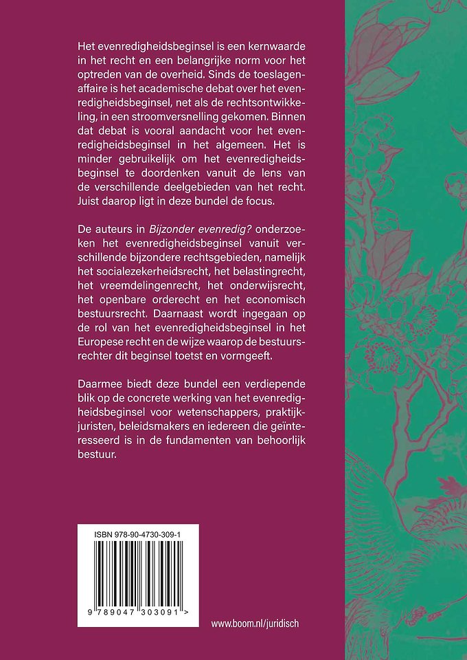 Bijzonder evenredig?