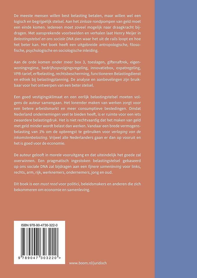 Belastingstelsel en ons sociale DNA