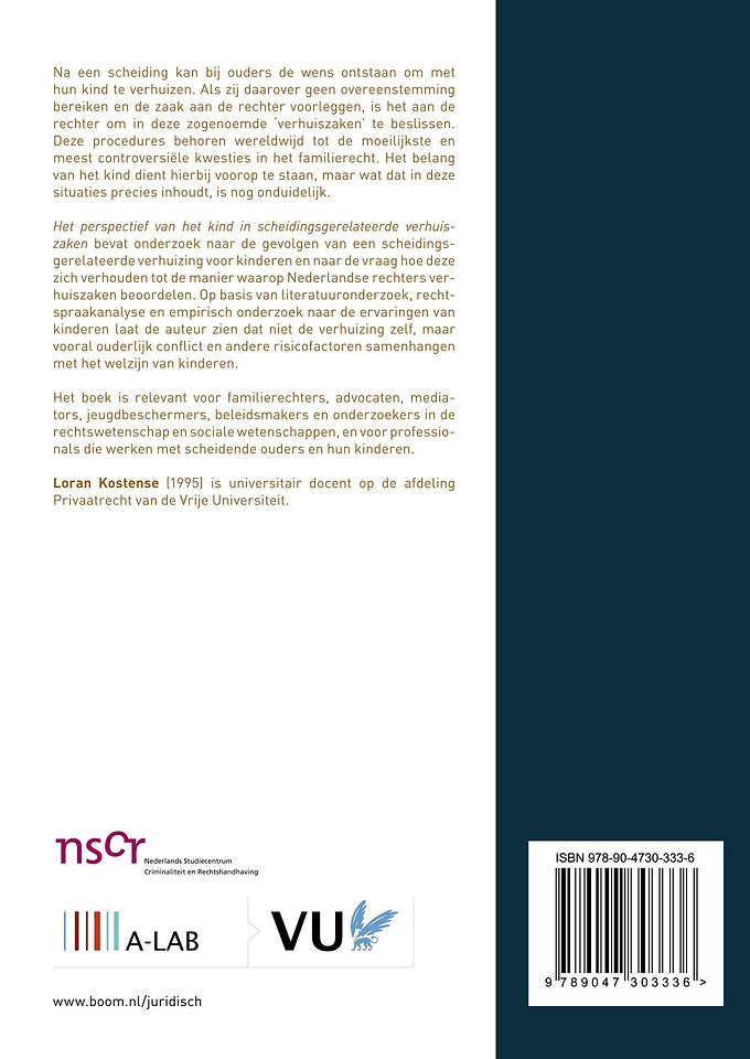 Het perspectief van het kind in scheidingsgerelateerde verhuiszaken