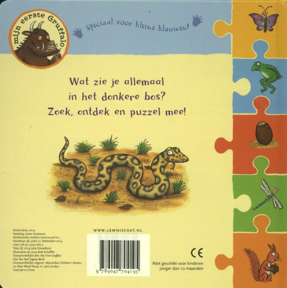Ik zie, ik zie.. Gruffalo puzzelboek