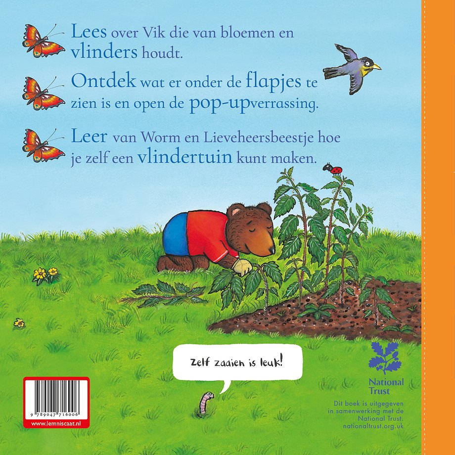Vik maakt een vlindertuin