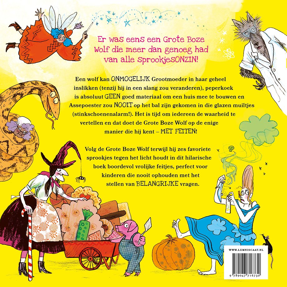De Grote Boze Wolf onderzoekt sprookjes