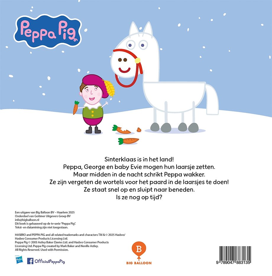 Peppa en de brief van Sinterklaas