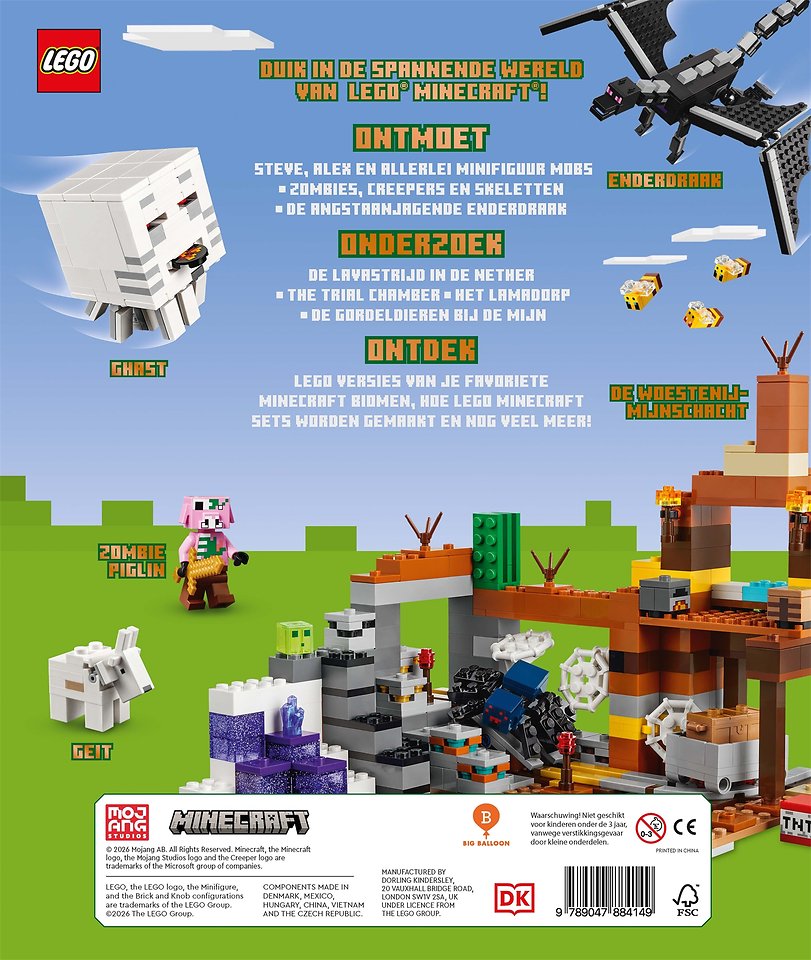 Groot LEGO Minecraft boek