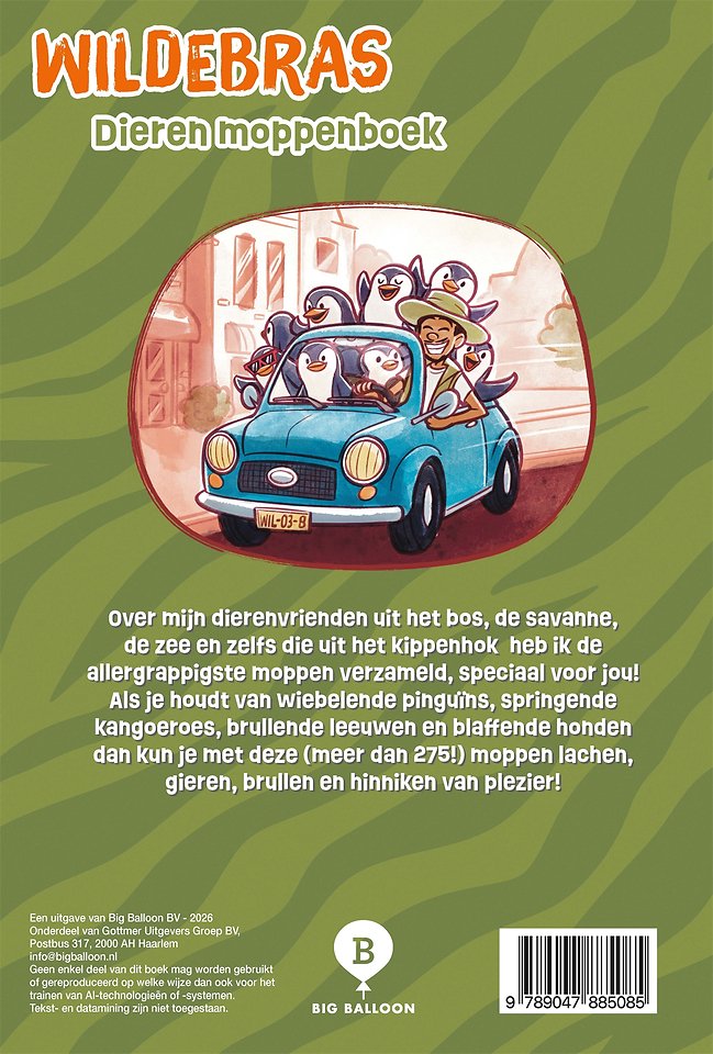Wildebras dierenmoppenboek