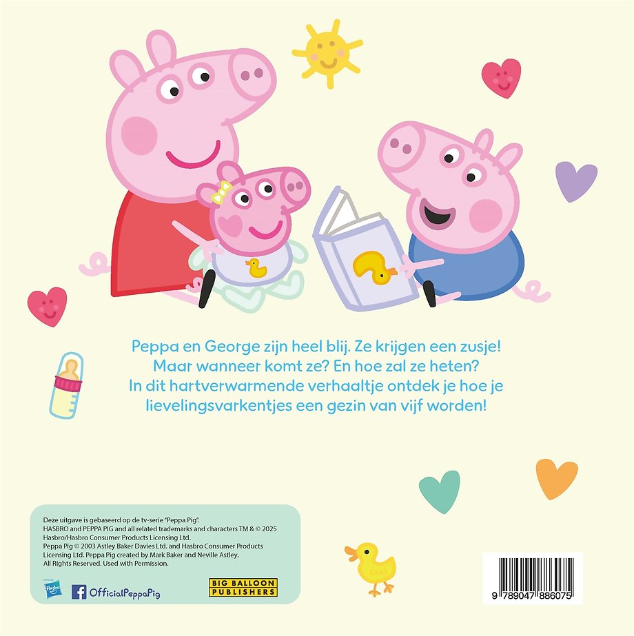 Peppa krijgt een zusje