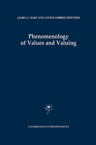 Phenomenology of Values and Valuing
