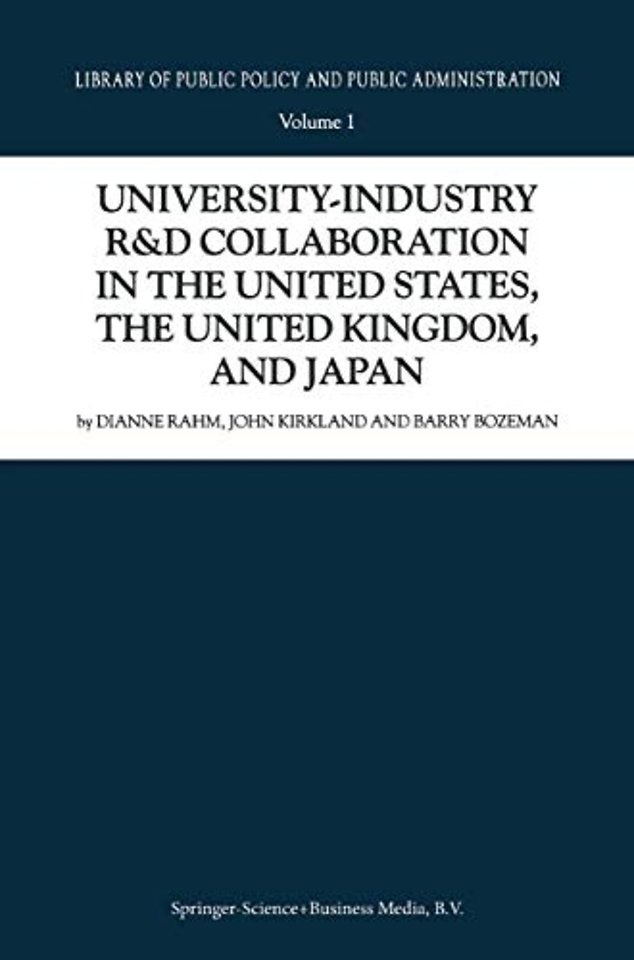 University-Industry R&D Collaboration in the United States, the United Kingdom, and Japan