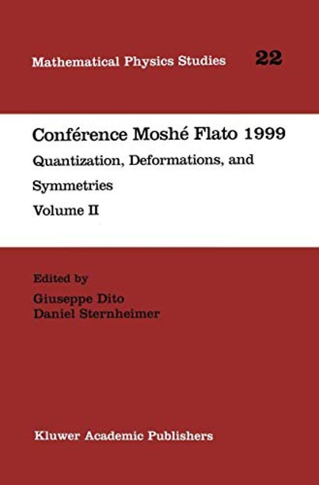 Conférence Moshé Flato 1999