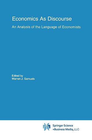 Economics As Discourse