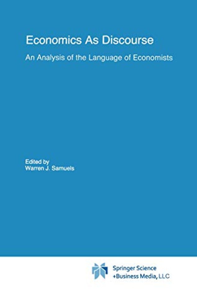 Economics As Discourse