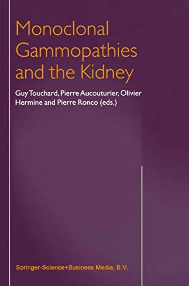 Monoclonal Gammopathies and the Kidney