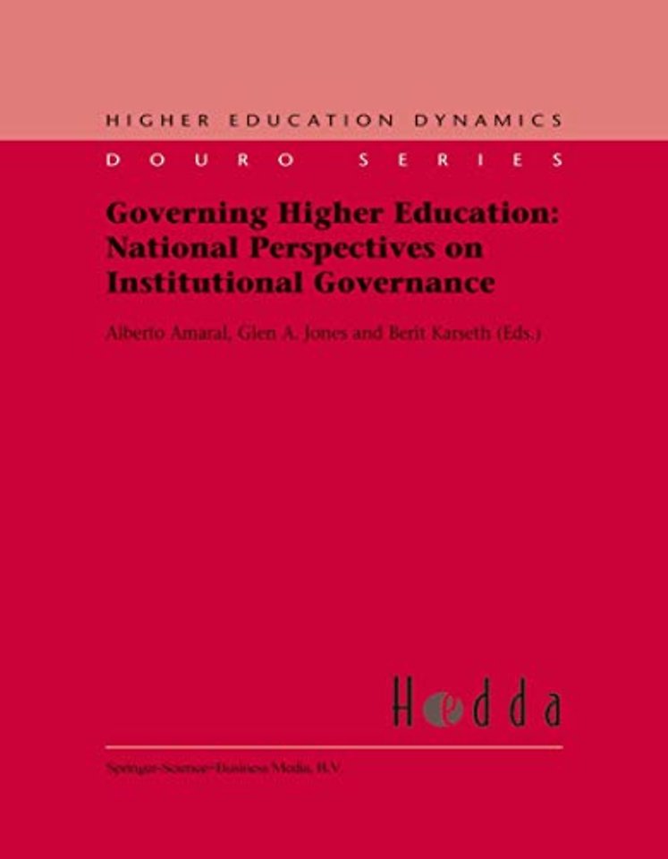 Governing Higher Education: National Perspectives on Institutional Governance