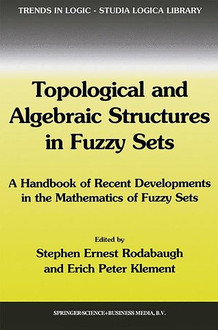 Topological and Algebraic Structures in Fuzzy Sets