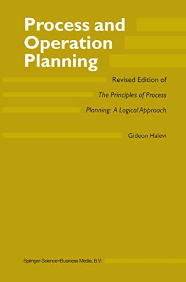 Process and Operation Planning