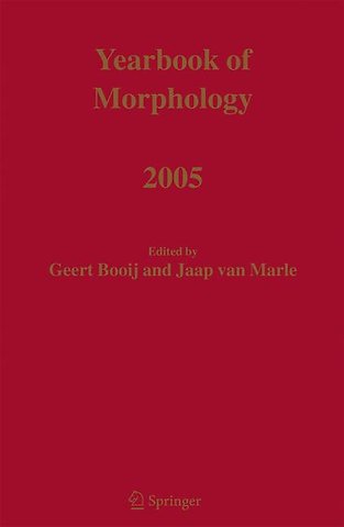 Yearbook of Morphology 2005