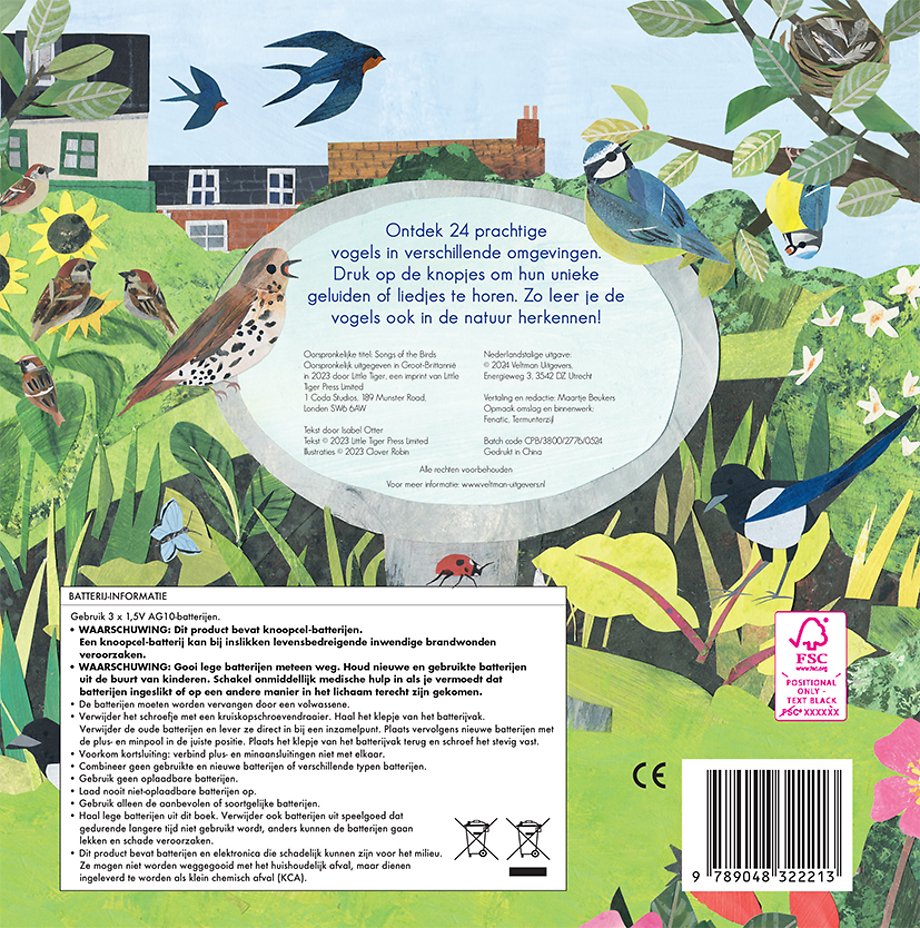 24 unieke vogelgeluiden & liedjes