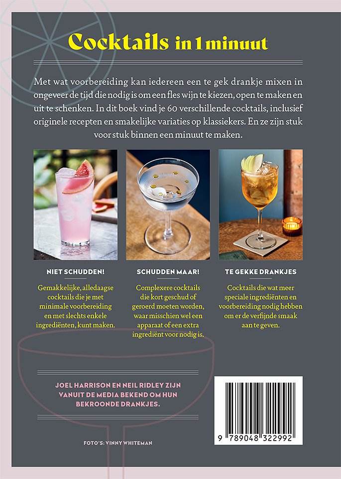 Cocktails in 1 minuut