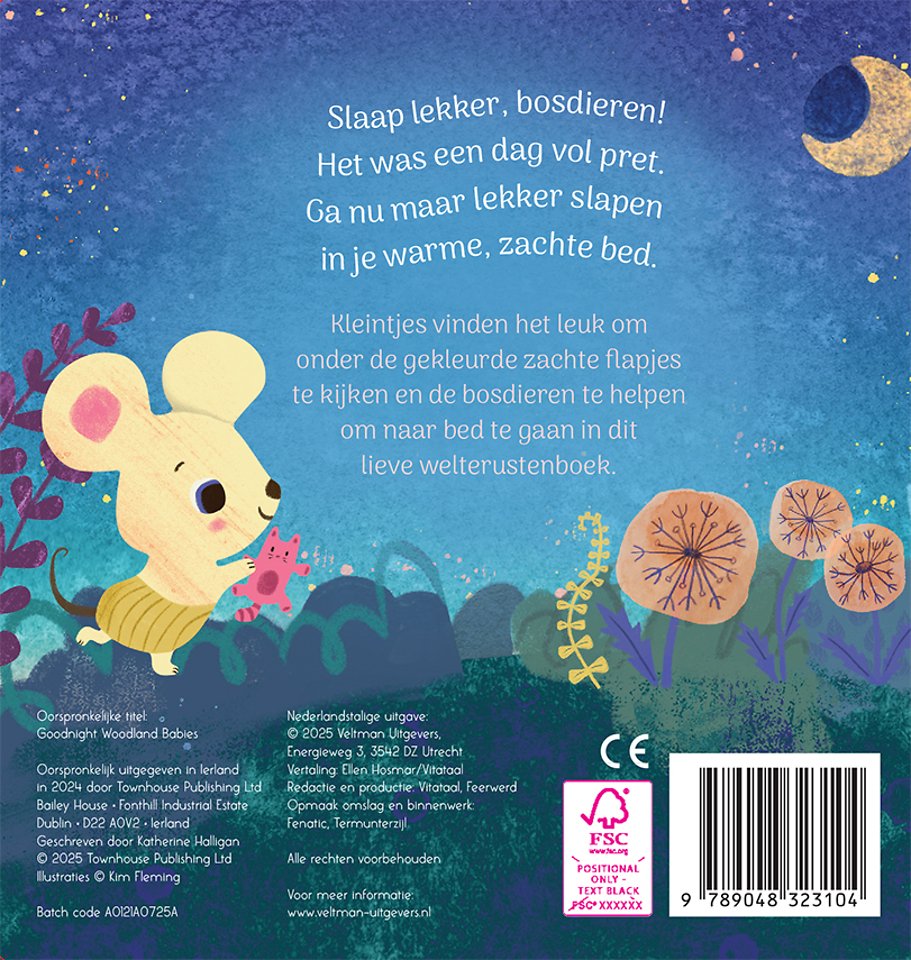 Slaap lekker, bosdieren