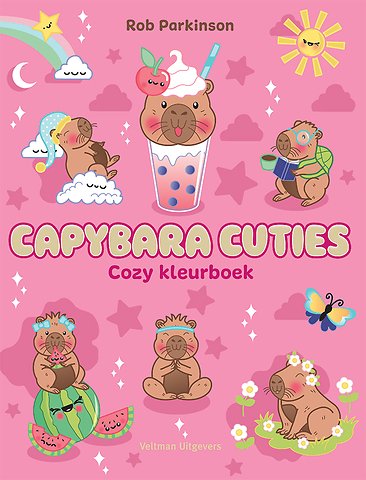 Capybara Cuties - Cozy Kleurboek