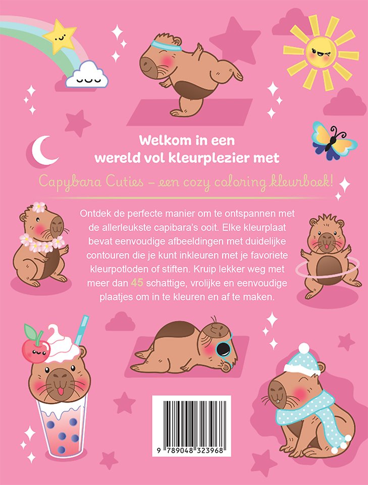 Capybara Cuties - Cozy Kleurboek