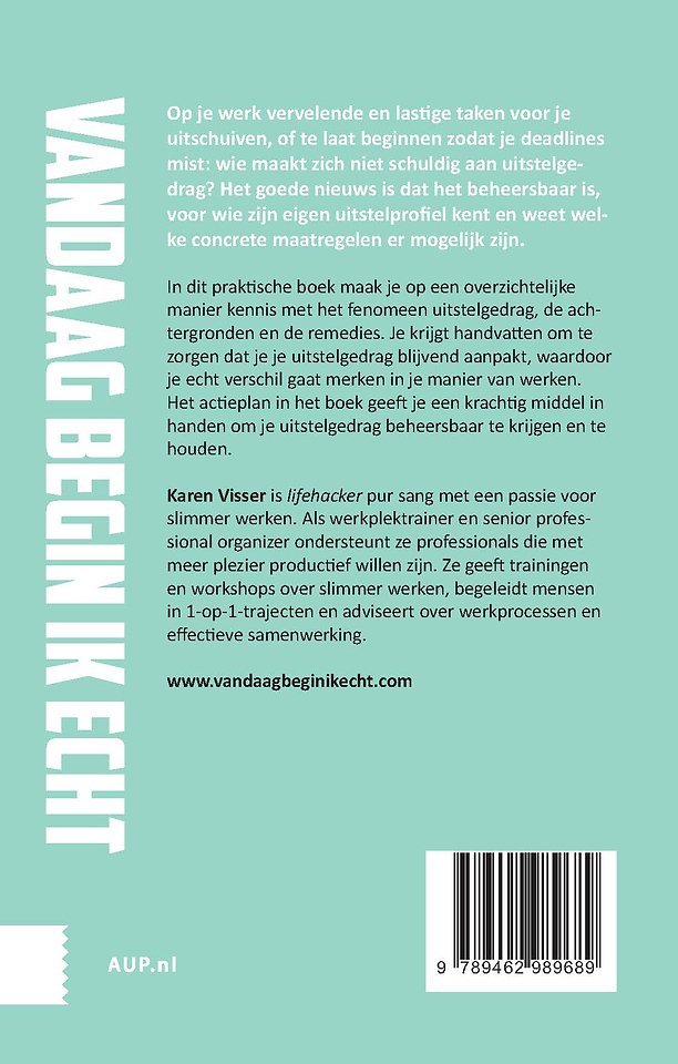 Vandaag begin ik echt