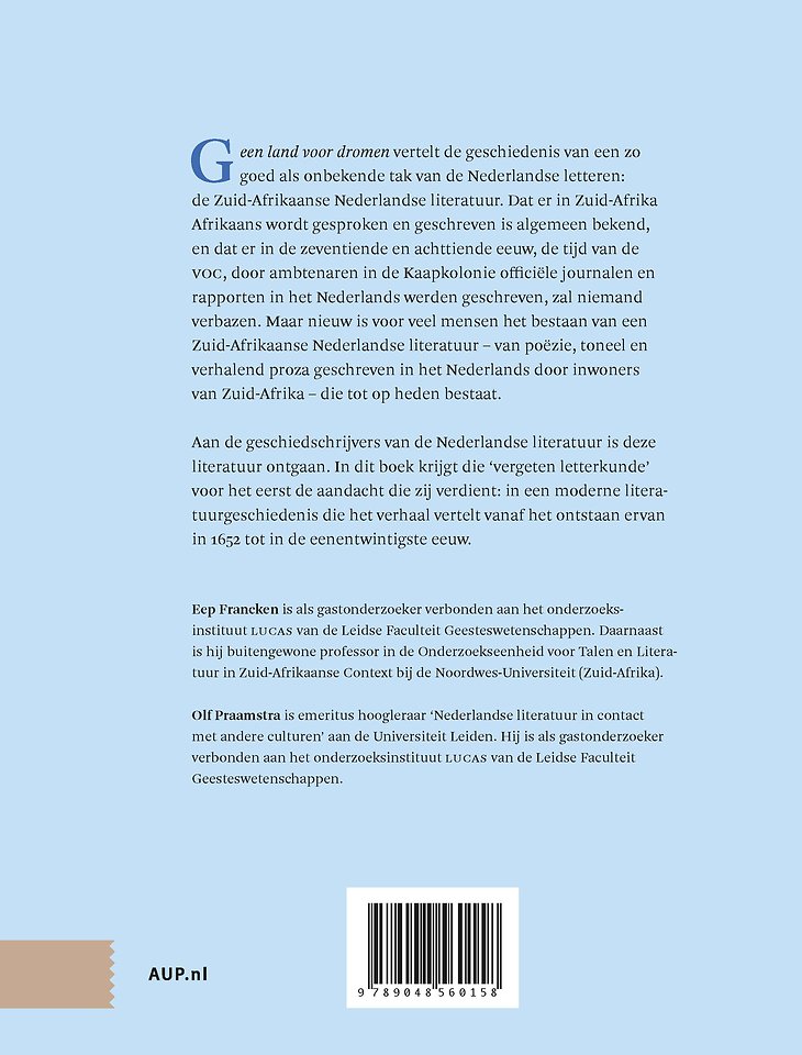 Geen land voor dromen