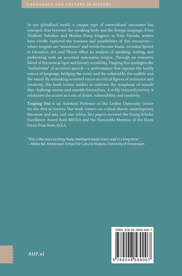 Accented Speech in Literature, Art, and Theory