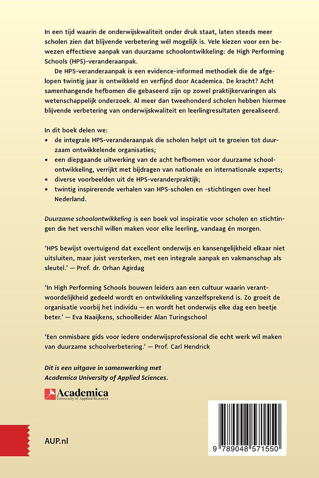 Duurzame schoolontwikkeling