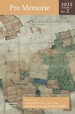 Pro Memorie. Volume 27-2 (2025 )