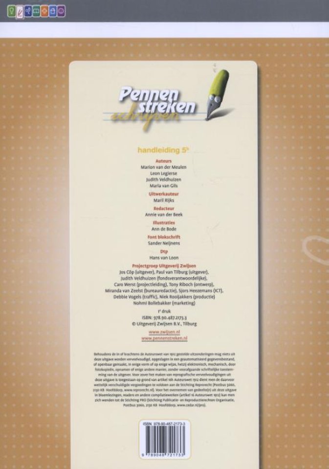 Pennenstreken schrijven 5B Handleiding