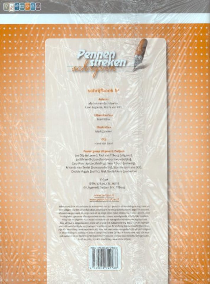 Pennenstreken schrijven 5ex. 5A Schrijfboek