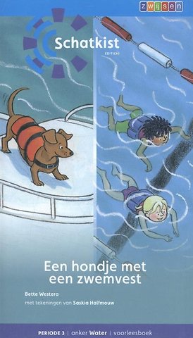 Anker water Een hondje met een zwemvest Periode 3