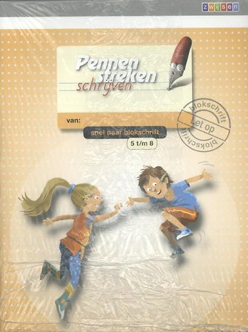 Pennenstreken Snel naar blokschrift Schrijven