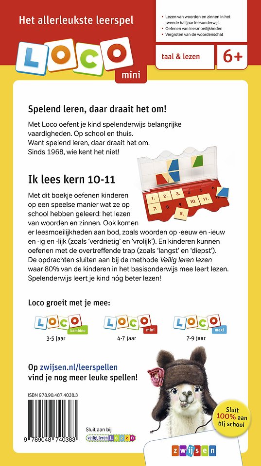 Loco mini veilig leren lezen ik lees kern 10-11
