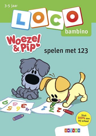 Loco bambino Woezel & Pip spelen met 123