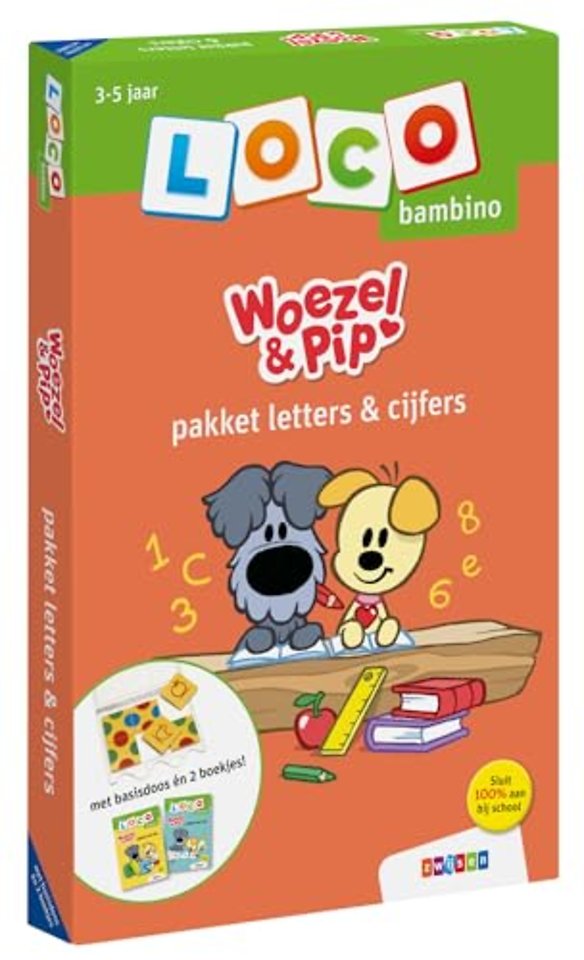 Loco bambino Woezel & Pip pakket letters & cijfers