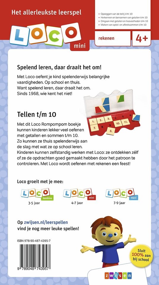 Loco mini Rompompom ik leer tellen t/m 10